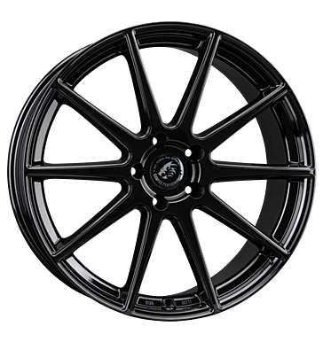 Damina Performance, DM19, 10x22 ET20 5x112 66,6, black painted
