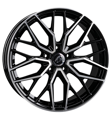 Damina Performance, DM20, 8,5x19 ET45 5x112 66,6, black polished