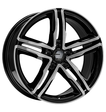 2DRV, WH11, 7,5x17 ET28 5x112 66,6, schwarz hochglanzpoliert