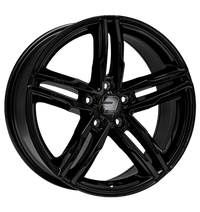 2DRV, WH11, 8x18 ET45 5x112 66,6, schwarz glänzend lackiert