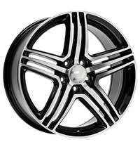 2DRV, WH12, 9x20 ET40 5x112 66,6, schwarz hochglanzpoliert