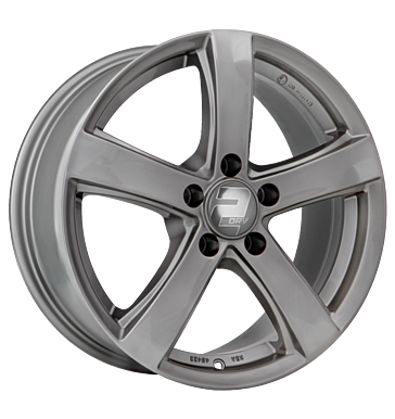 2DRV, WH24, 7,5x17 ET44 5x108 65,1, daytona grau