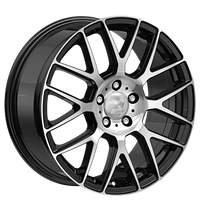 2DRV, WH26, 7,5x17 ET45 5x112 66,6, schwarz hochglanzpoliert