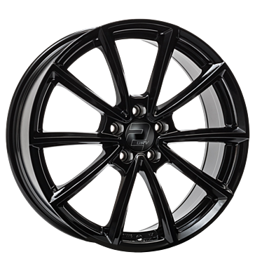 2DRV, WH28, 9x20 ET45 5x120 65,1, schwarz glanz lackiert