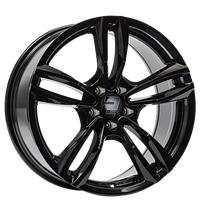 2DRV, WH29, 7,5x17 ET52 5x112 66,7, schwarz glanz lackiert