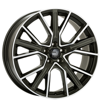 2DRV, WH34, 8,5x20 ET21 5x112 66,6, dark gunmetal hochglanzpoliert
