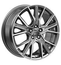 2DRV, WH34, 8,5x20 ET30 5x112 66,6, daytona grau hochglanzpoliert