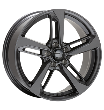 2DRV, WH36, 8,5x19 ET40 5x112 66,6, dark gunmetal lackiert