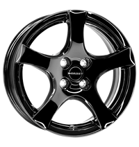 Borbet, F, 6,5x16 ET25 4x108 65,1, black glossy