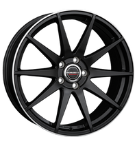 Borbet, GTX, 8,5x20 ET25 5x120 72,5, black rim polished matt