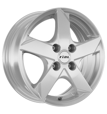 Rial, Kodiak, 6x15 ET23 4x108 65,1, polar-silber
