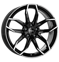 Rial, Lucca, 7,5x17 ET50 5x114,3 67,1, diamant-schwarz frontpoliert