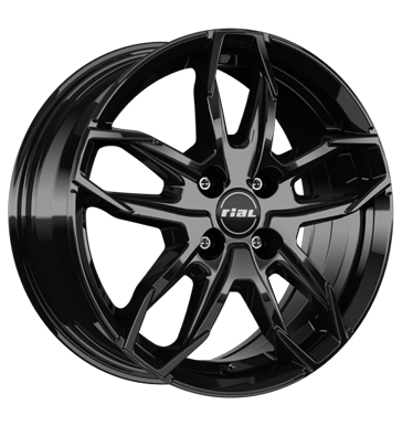 Rial, Lucca, 6,5x16 ET20 4x108 65,1, diamant schwarz