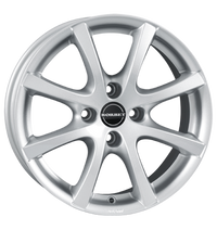 Borbet, LV4, 6,5x15 ET40 4x100 64, crystal silver
