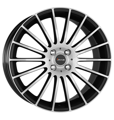 Avus, AC-M03, 6,5x16 ET40 4x108 63,4, black polished