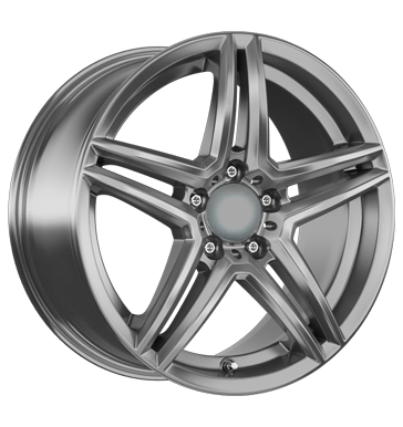 Rial, M10, 8x18 ET43 5x112 66,5, metal-grey