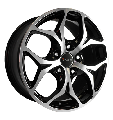 Avus, AC-MB2, 10x20 ET40 5x120 74,1, black polished