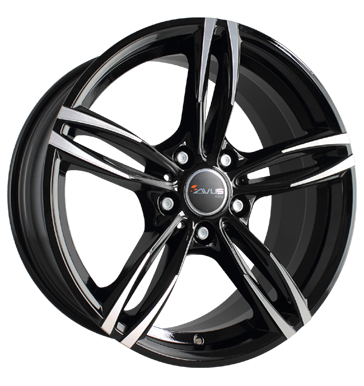 Avus, AC-MB3, 8,5x19 ET35 5x120 72,6, black polished