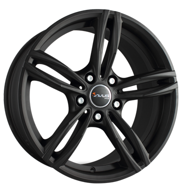 Avus, AC-MB3, 8,5x19 ET35 5x120 72,6, matt black