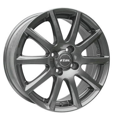 Rial, Milano, 6,5x16 ET48 4x100 63,3, titanium