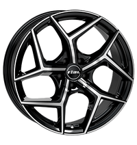 Rial, Salento, 8x19 ET45 5x108 70,1, diamant-schwarz-frontpoliert