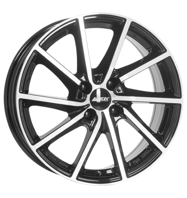 Alutec, Singa, 6x15 ET23 4x108 65,1, diamant-schwarz frontpoliert