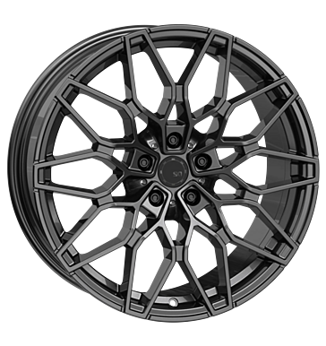 SX-Wheels, SX1, 8x18 ET30 5x112 72,6, Gunmetal Glossy