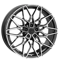 SX-Wheels, SX1, 8,5x19 ET30 5x112 72,6, Gunmetal glossy machined