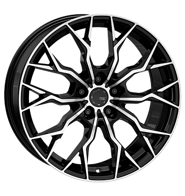 SX-Wheels, SX2, 8,5x19 ET35 5x120 72,6, glossy black machined