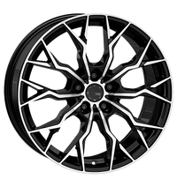 SX-Wheels, SX2, 8,5x19 ET45 5x112 72,6, glossy black machined