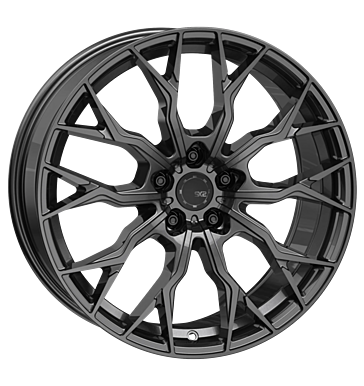 SX-Wheels, SX2, 8,5x19 ET45 5x112 72,6, Gunmetal Glossy