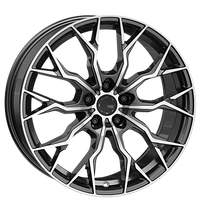 SX-Wheels, SX2, 8,5x19 ET45 5x112 72,6, Gunmetal glossy machined