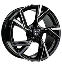 Tomason, AR1, 9,5x22 ET36 5x112 66,6, black diamond polished