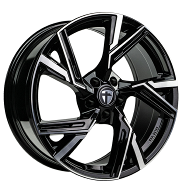 Tomason, AR1, 9x20 ET25 5x112 66,6, black diamond polished
