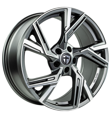 Tomason, AR1, 9x20 ET40 5x112 66,6, anthracite diamond polished