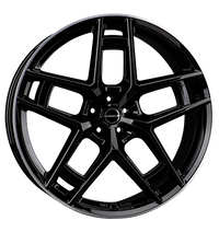 Borbet, TF, 10,5x24 ET20 5x112 66,6, black rim polished glossy
