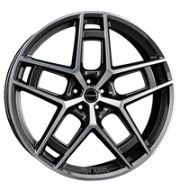 Borbet, TF, 10,5x24 ET25 5x130 84,1, graphite polished glossy