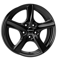 Borbet, TL, 5,5x15 ET38 5x100 57,1, black glossy