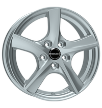 Borbet, TL, 5,5x15 ET38 5x100 57,1, brillant silver