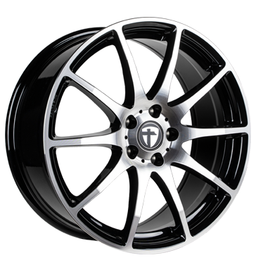 Tomason, TN1 Flow, 9x19 ET45 5x112 66,6, black polished