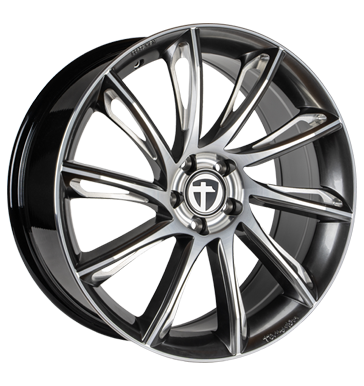 Tomason, TN24, 8,5x20 ET30 5x112 72,6, dark hyper black CC polished