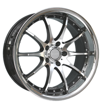 Tomason, TN8, 8,5x19 ET35 5x120 72,6, hyperblack diamant poliert + Edelstahlb.