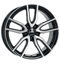 Rial, Torino, 8x19 ET48 5x108 70,1, diamant-schwarz frontpoliert