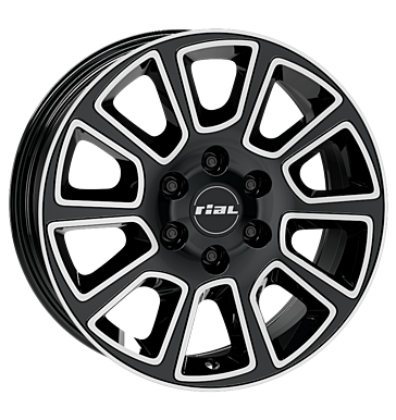 Rial, Transporter 2, 7x17 ET50 6x130 84,1, diamant-schwarz frontpoliert