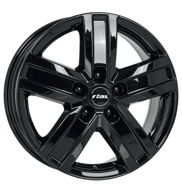 Rial, Transporter, 6,5x16 ET50 5x120 65,1, schwarz glänzend