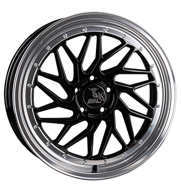 Ultra Wheels, Spin, 8,5x18 ET42 5x108 72,6, black lip polished