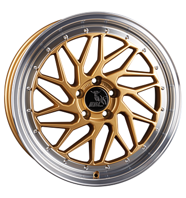 Ultra Wheels, Spin, 8,5x18 ET45 5x112 66,5, gold lip polish