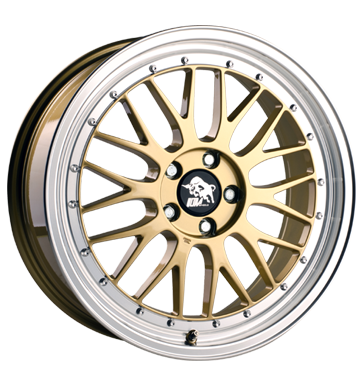 Ultra Wheels, Le Mans, 9,5x19 ET35 5x120 72,6, gold lip polish