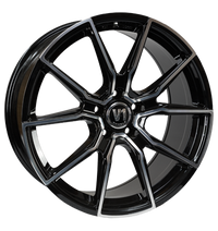 V1 Wheels, V1, 8,5x19 ET45 5x112 66,6, schwarz hochglanzpoliert