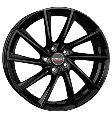 Borbet, VTX, 9,5x19 ET45 5x112 66,5, black glossy